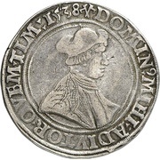 1 Guldengroschen - Albert IV of Brandenburg obverse image