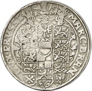 1 Thaler - Joachim Frederick of Brandenburg, Germany, 1588-1598 reverse image