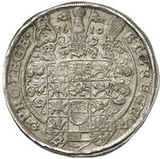 1 Thaler - Christian William of Brandenburg, Germany, 1608-1612 reverse image