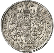 1 Thaler - Christian William of Brandenburg, Germany, 1613 reverse image