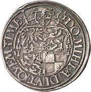 2 Thalers - Albert IV of Brandenburg, Germany, 1524 reverse image