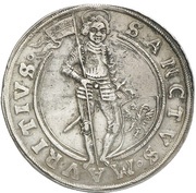 2 Thalers Domkapitel, Germany, 1638 reverse image
