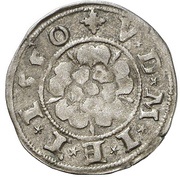 1 Kleiner Groschen Siege issue, Germany, 1550 reverse image