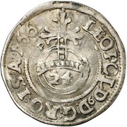 1 Groschen, Germany, 1661 reverse image