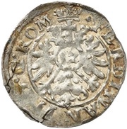 12 Kreuzer Kipper, Germany, 1621 reverse image