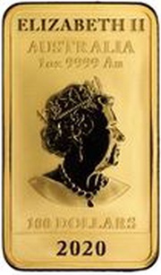 100 Dollars - Elizabeth II 6th Portrait - Dragon - Gold Coin obverse image