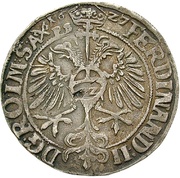 ½ Thaler, Germany, 1623-1630 reverse image