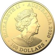 100 Dollars - Elizabeth II 6th Portrait - Redback Spider - Gold Bullion Coin obverse image