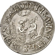 1 Thaler Augsburg Interim, Germany, 1549 reverse image