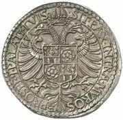 2 Thalers Foundation of the City by Otto the Great, Germany, 1599 reverse image