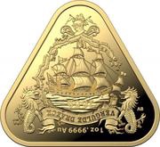 100 Dollars - Elizabeth II 6th Portrait - Shipwreck Vergulde Draeck, Australia, 2020 reverse image