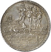 2 Thalers, Germany, 1622 reverse image
