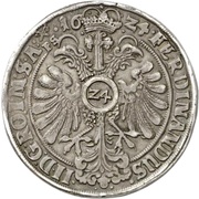 2 Thalers, Germany, 1624 reverse image