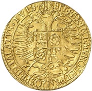 4 Ducats, Germany, 1599 reverse image