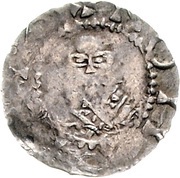 Denier - Willigis and emperor Otto III obverse image