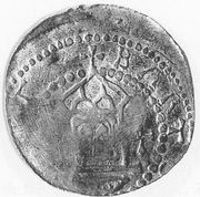 Denier - Bardo Erfurt ; buste, Germany, 1031-1051 reverse image