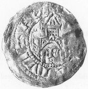 Denier de saint Martin, Germany, 1040-1060 reverse image