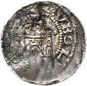 Denier - Luitpold I and emperor Henry III obverse image