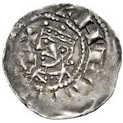 Denier - Siegfried I and king Henry IV, Germany, 1060-1084 reverse image