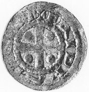 Denier - Sigefroi Ier Fritzlar, Germany, 1060-1084 reverse image