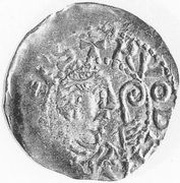 Denier - Ruthard et empereur Henri IV obverse image
