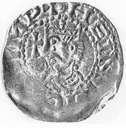 Denier - Ruthard et empereur Henri IV, Germany, 1088-1105 reverse image