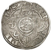 1 Weißpfennig - Conrad III of Dhaun, Germany, 1419-1434 reverse image