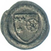 Denier Bracteate - Theodoric I of Erbach, Germany, 1434-1459 reverse image