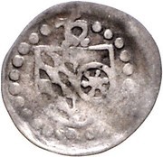 1 Pfennig - Theodoric I Schenk of Erbach obverse image