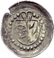 1 Pfennig - Theodoric I Schenk of Erbach Miltenberg obverse image