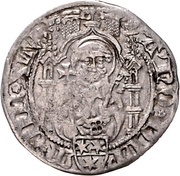 1 Weißpfennig - Theodoric I Schenk of Erbach obverse image