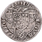 1 Weißpfennig - Theodoric I Schenk of Erbach, Germany, 1445 reverse image