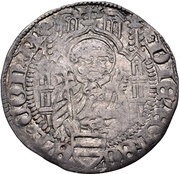 1 Weißpfennig - Theodoric II of Isenburg-Büdingen obverse image
