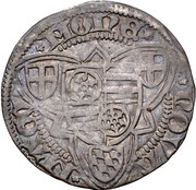 1 Weißpfennig - Theodoric II of Isenburg-Büdingen, Germany, 1461-1462 reverse image