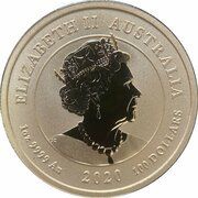 100 Dollars - Elizabeth II 6th Portrait - Double Dragon - Gold Bullion Coin obverse image