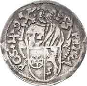 1 Schilling - Berthold of Henneberg, Germany, 1495 reverse image