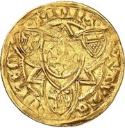 1 Goldgulden - Adolph I of Nassau, Germany, 1385-1386 reverse image