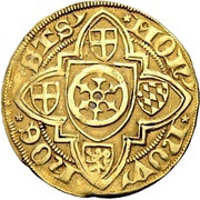 1 Goldgulden - John II of Nassau, Germany, 1397-1419 reverse image