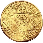 1 Goldgulden - Conrad III of Dhaun, Germany, 1420-1421 reverse image