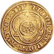 1 Goldgulden - Theodoric I Schenk of Erbach, Germany, 1434-1437 reverse image