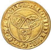 1 Goldgulden - Theodoric I Schenk of Erbach, Germany, 1444-1449 reverse image