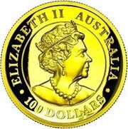 100 Dollars - Elizabeth II 6th Portrait - Koala - Gold Bullion Coin obverse image