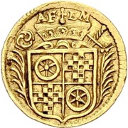 1 Dreier - Anselm Francis of Ingelheim Gold pattern strike obverse image
