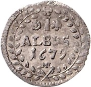 1 Albus - Charles Henry of Metternich-Winneburg, Germany, 1679 reverse image