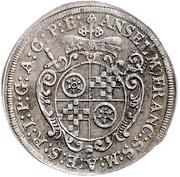 3 Kreuzers - Anselm Francis of Ingelheim Death obverse image
