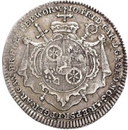 ⅛ Thaler "⅛ Sterbetaler" - John Frederick Charles of Ostein Death obverse image