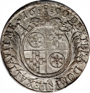 15 Kreuzers - Anselm Francis of Ingelheim, Germany, 1689-1691 reverse image