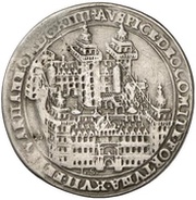 ¼ Thaler - John Schweickhardt of Kronberg Aschaffenburg castle, Germany, 1614 reverse image