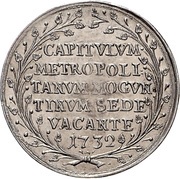 ¼ Thaler "¼ Schautaler" - Sede Vacante obverse image