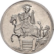 ¼ Thaler "¼ Schautaler" - Sede Vacante, Germany, 1732 reverse image